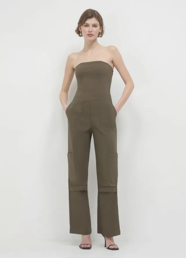 Calliope Combinaison cargo femme sans manches