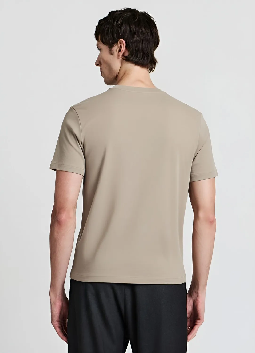 Calliope t-shirt col rond homme jacquard uni
