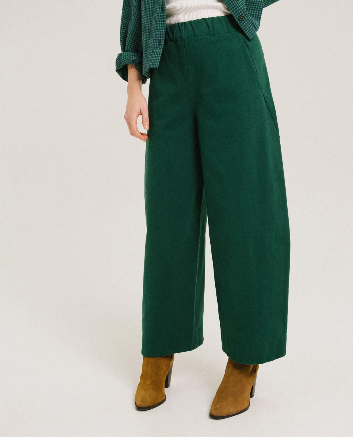 TINSELS DJOUDI pantalon FOUGERE balloon coton