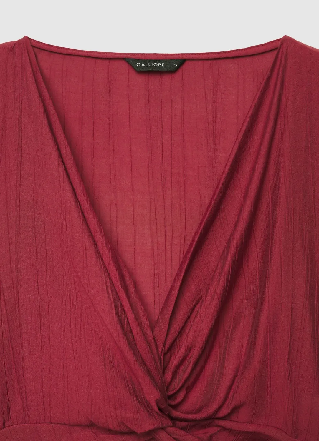 Calliope chemise femme nœud volants col V
