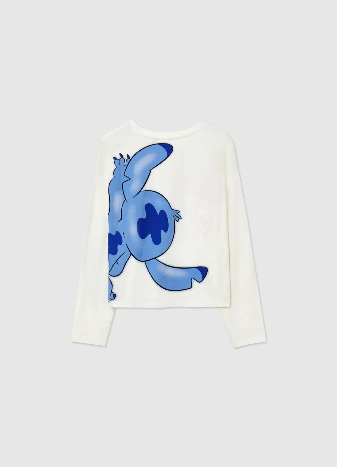 Calliope t-shirt Stitch fille manches longues imprimé cœurs