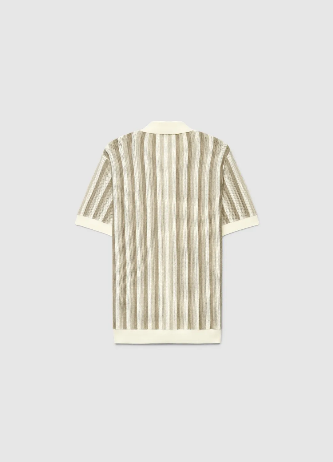 Calliope maglia chemise homme rayée manches courtes