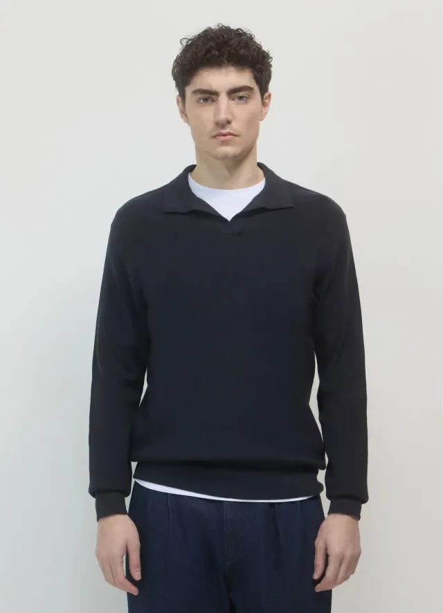 Calliope polo col chemise homme coton uni regular