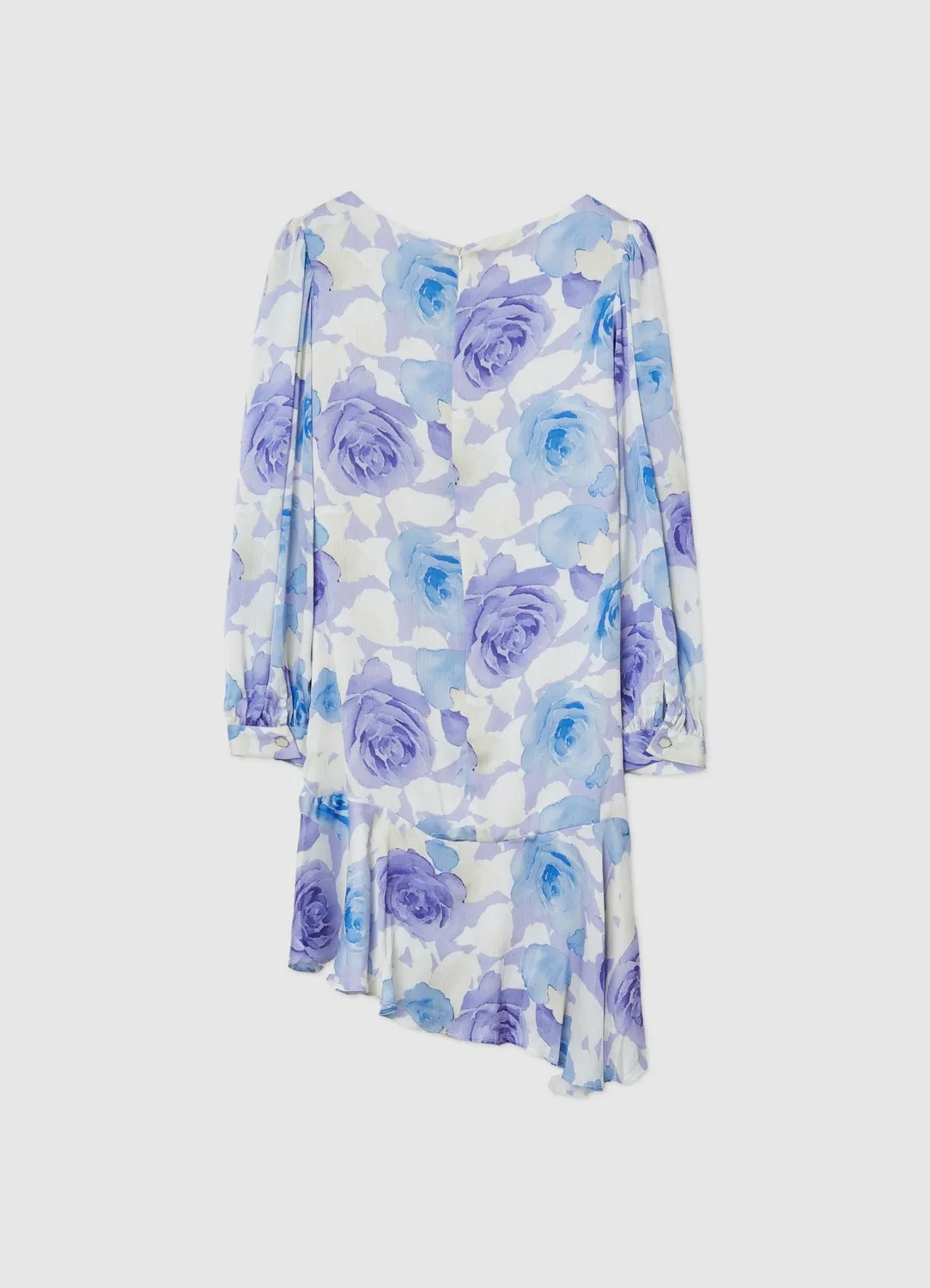 Calliope Robe fleurs asymétrique robe courte femme