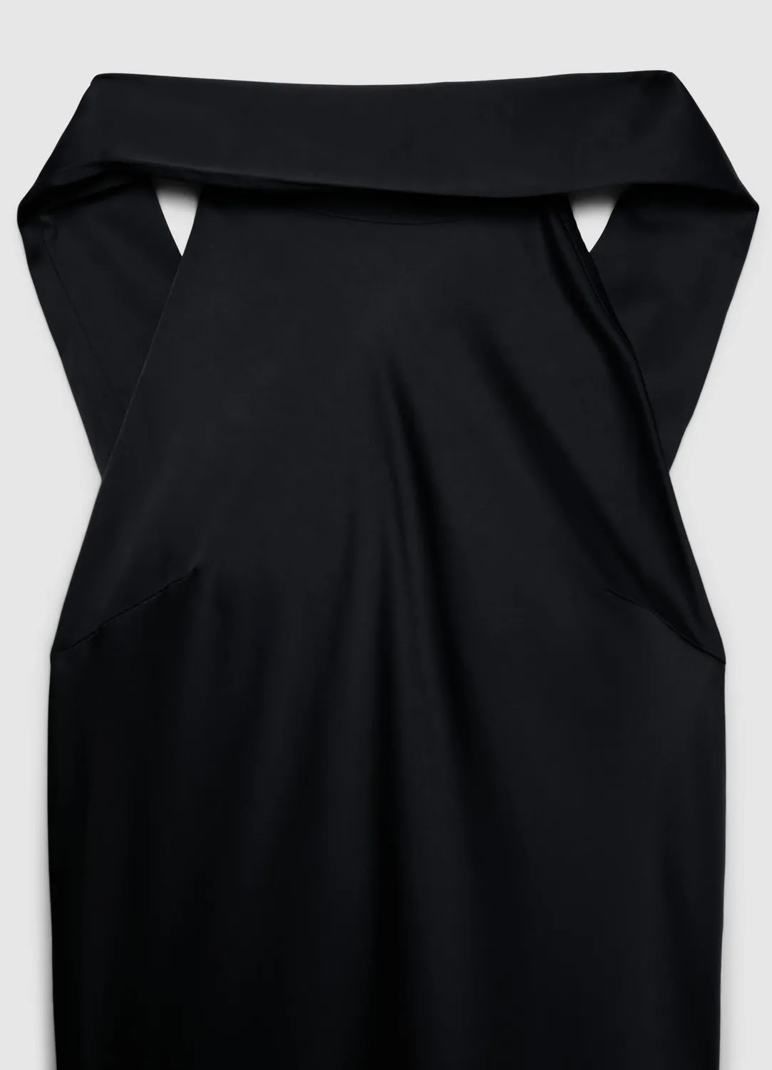 Calliope robe longue satinée femme dos nu nœud
