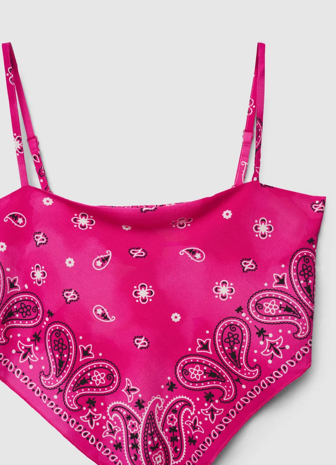 Calliope Top fille bandana paisley bretelles