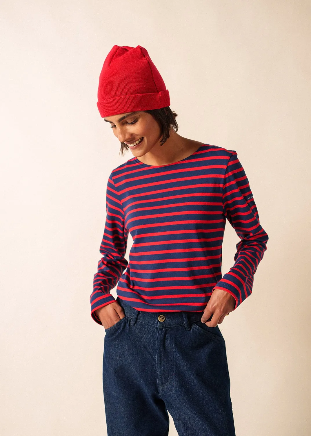 Saint James Cartier bonnet marin tulipe laine douce