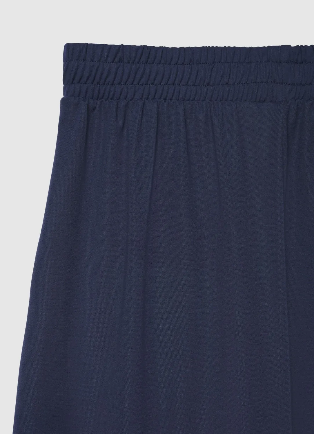 Calliope pantalon crop uni taille haute femme