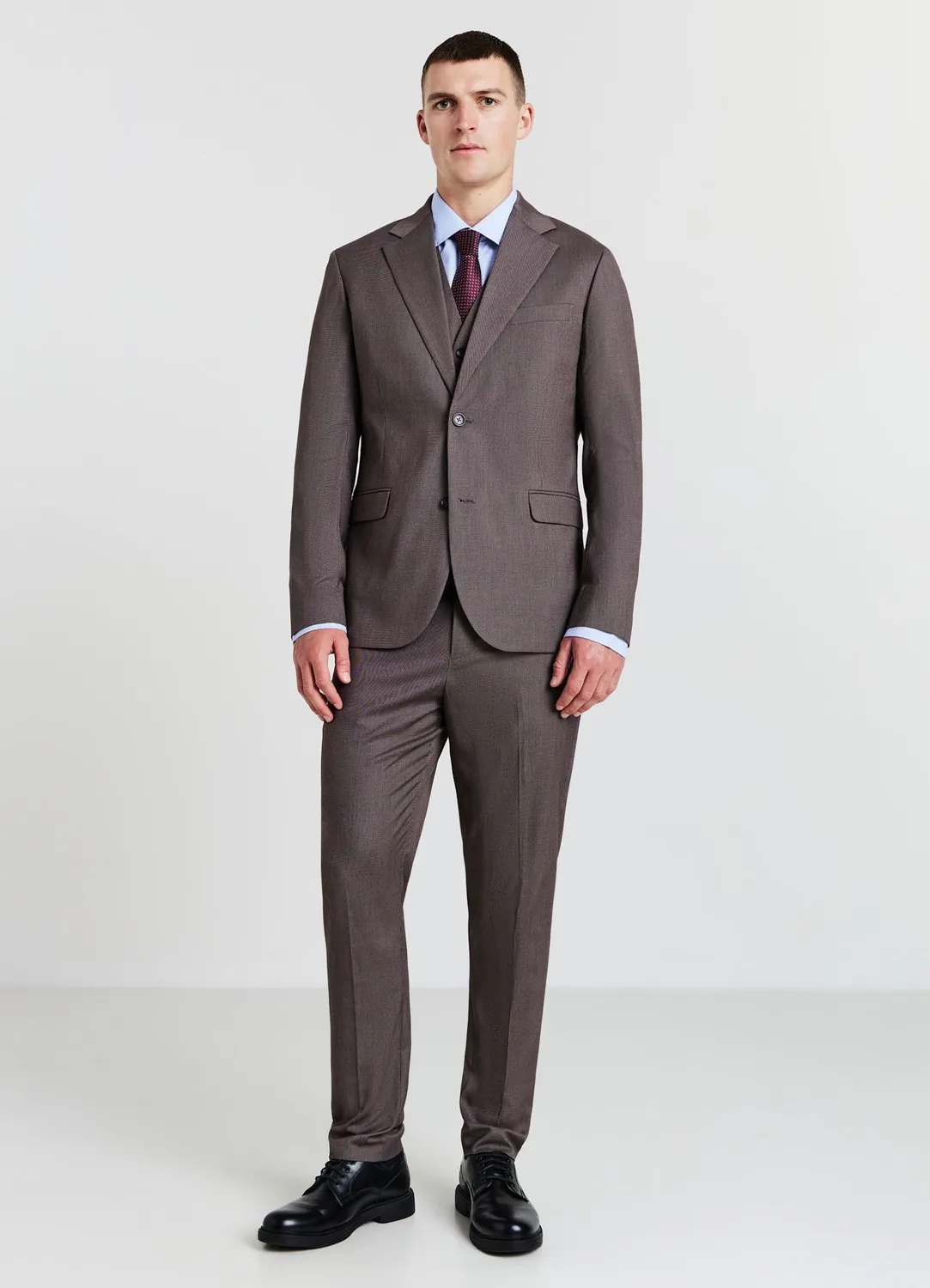 Calliope veste homme 2 boutons carreaux