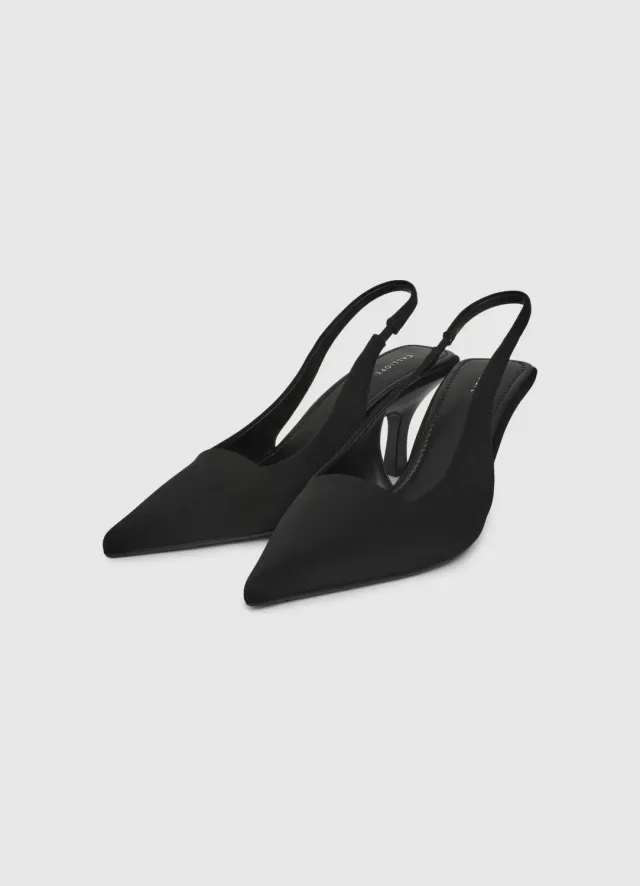 Calliope escarpins slingback unis femme talon 7,5 cm
