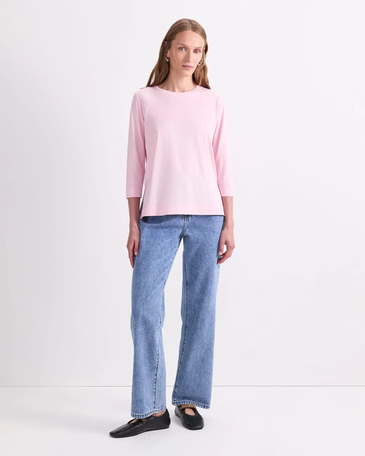 Sportscraft tee coton mercerisé manches 3/4 femme