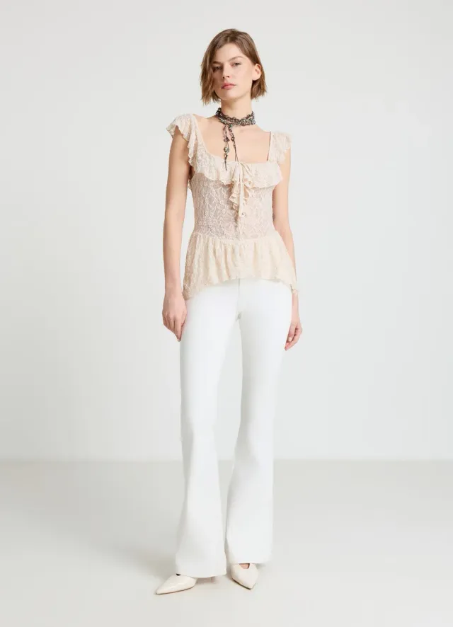 Calliope Jean flare taille moyenne jean femme