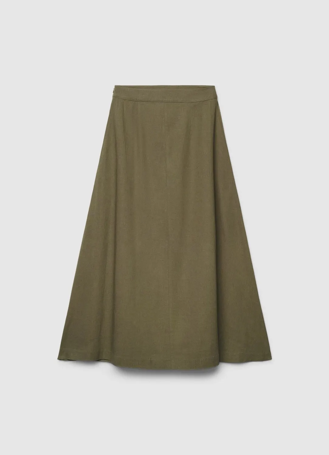 Calliope Gonna svasata jupe longue femme unie