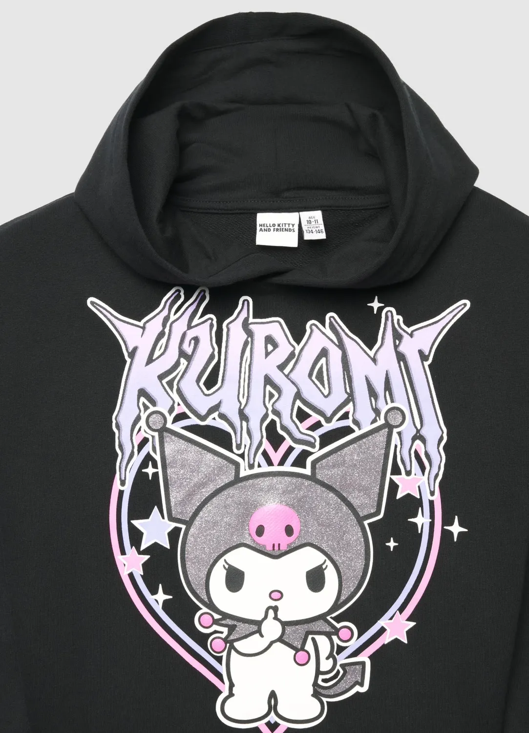 Calliope sweat capuche Kuromi fille léger