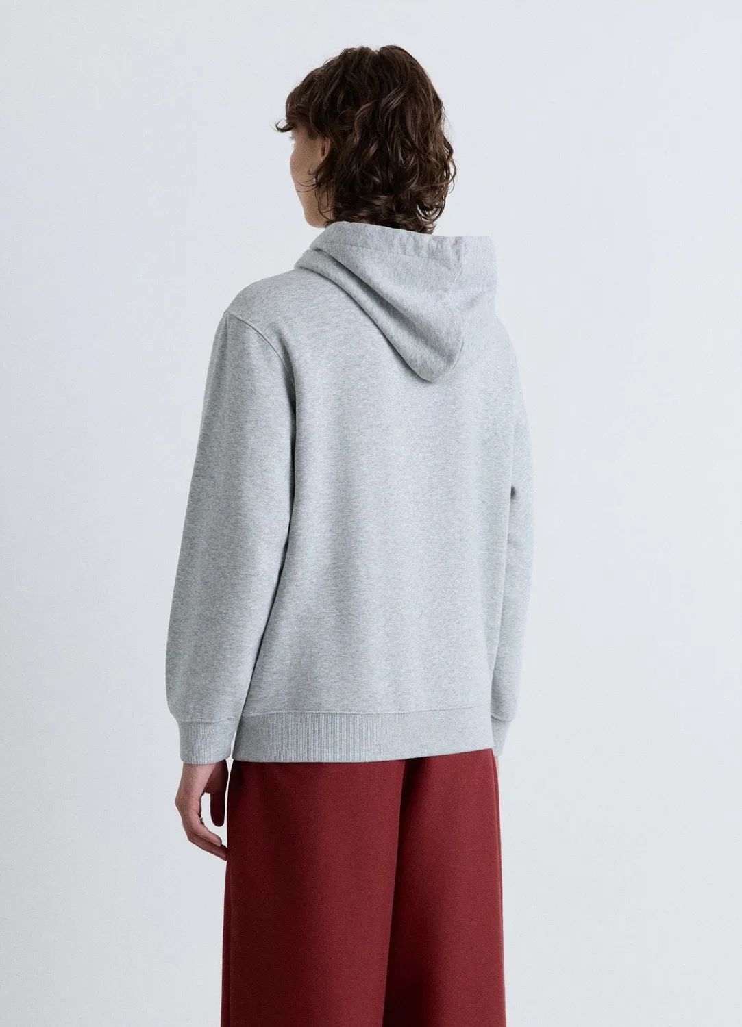Calliope Sweat à capuche femme inscription relief coton
