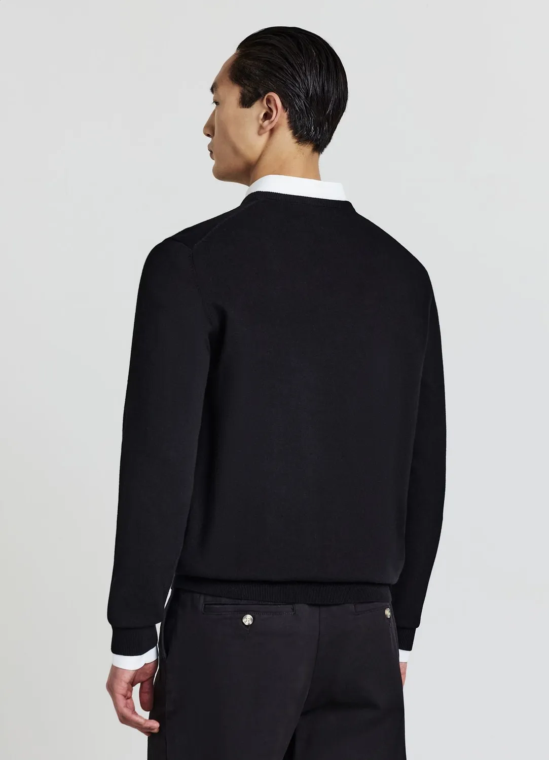 Calliope pull col rond homme coton