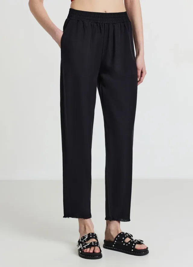 Calliope jogger femme uni poches regular