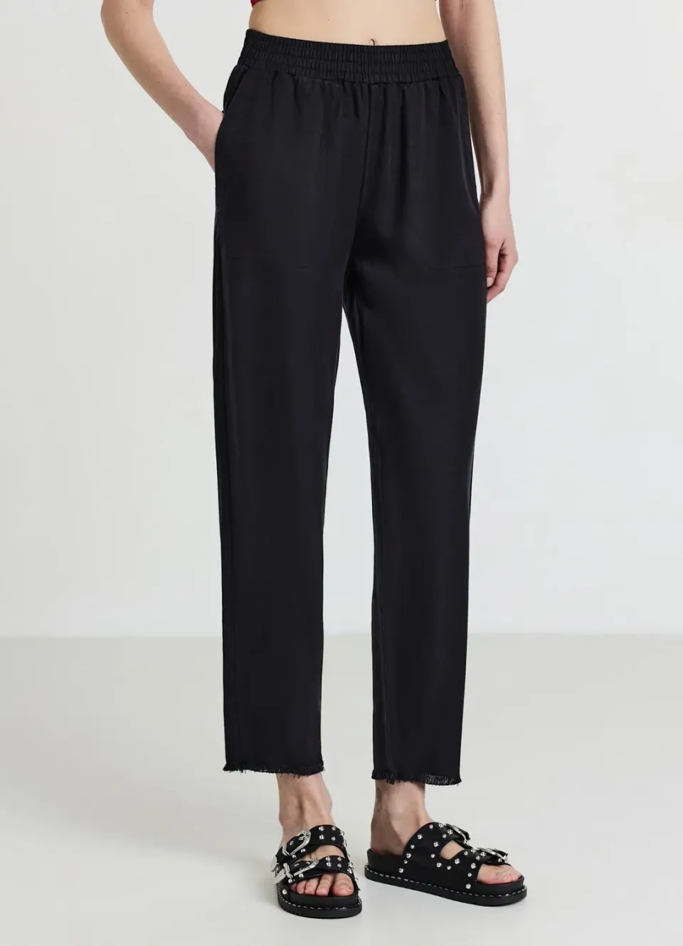 Calliope jogger femme uni poches regular