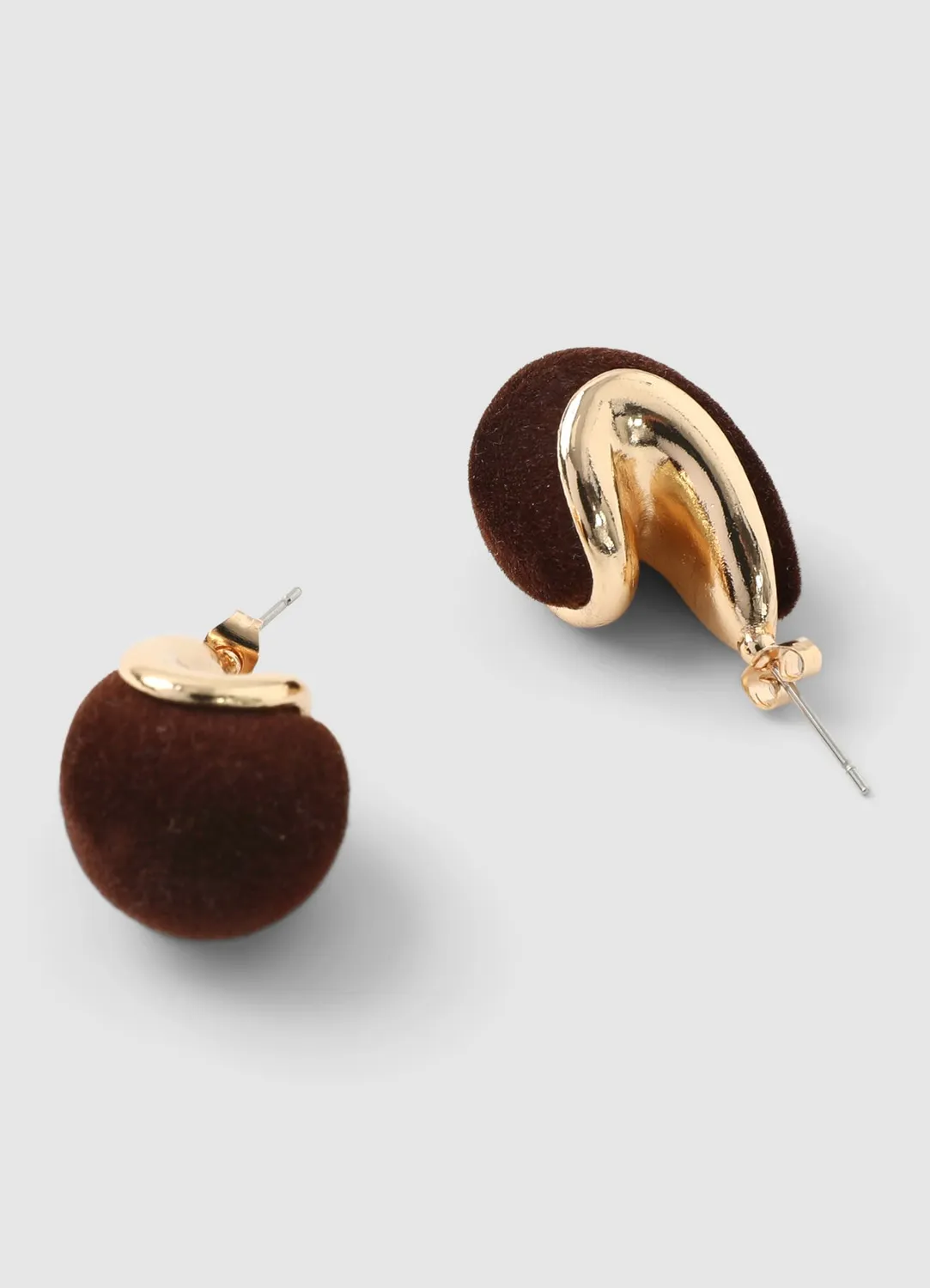 Calliope boucles goutte femme effet velours