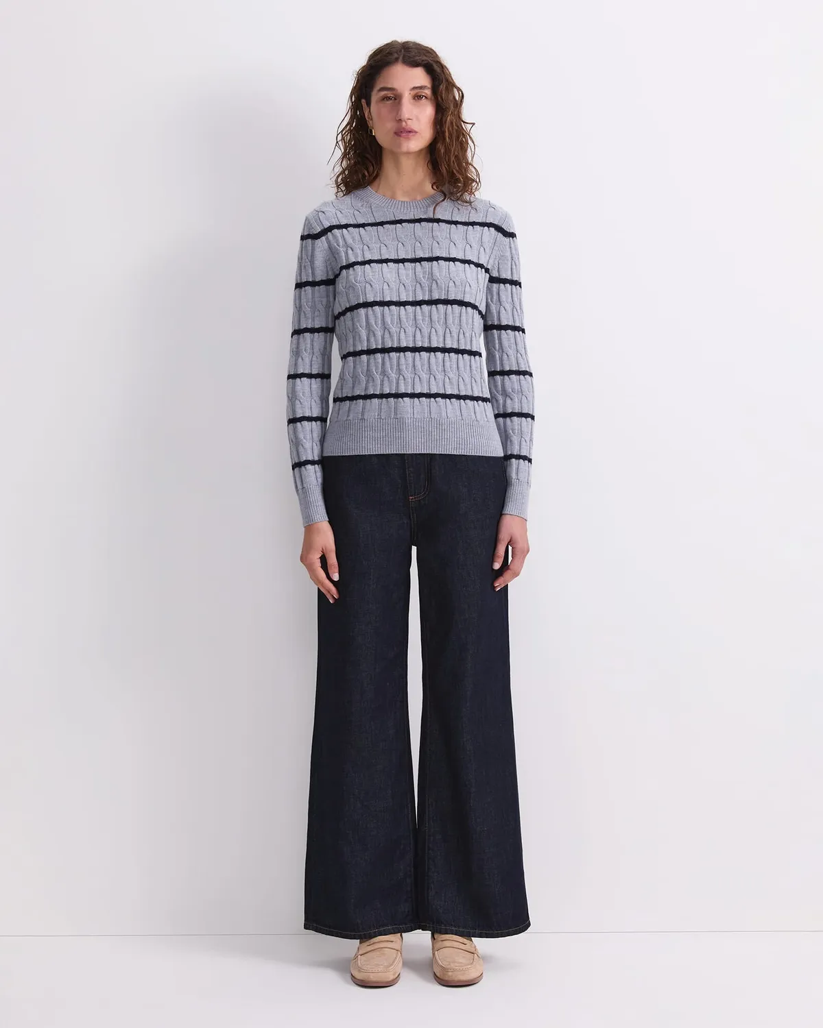 Sportscraft Merino 120436 pull femme torsades