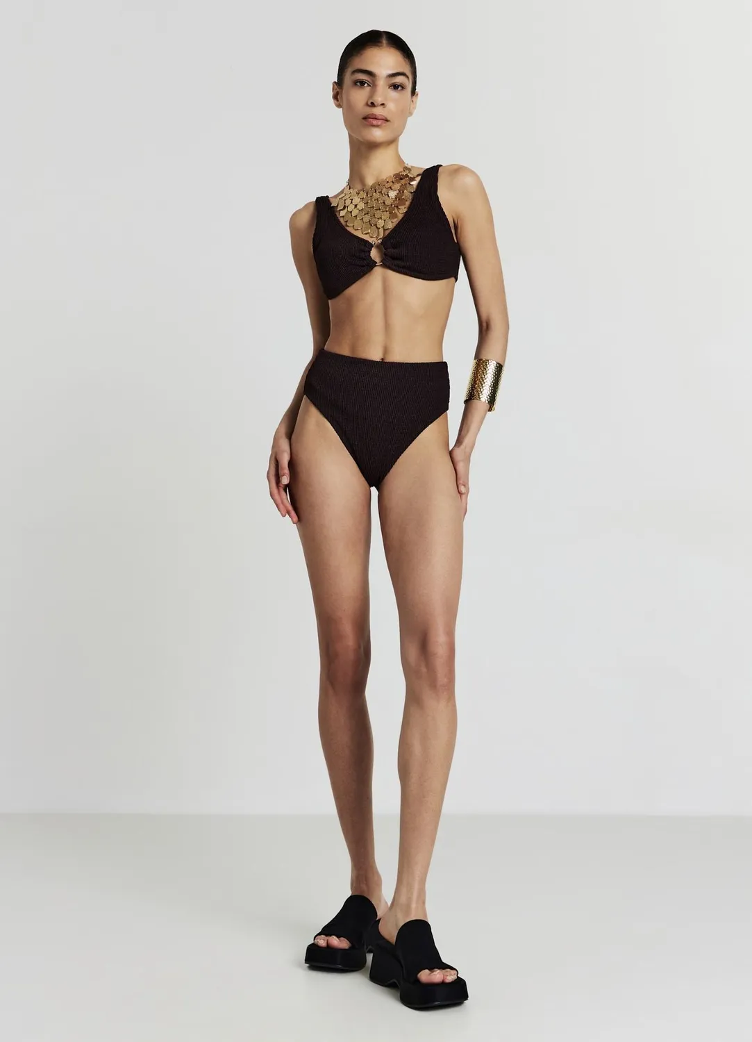 Calliope bralette femme gaufrée unie