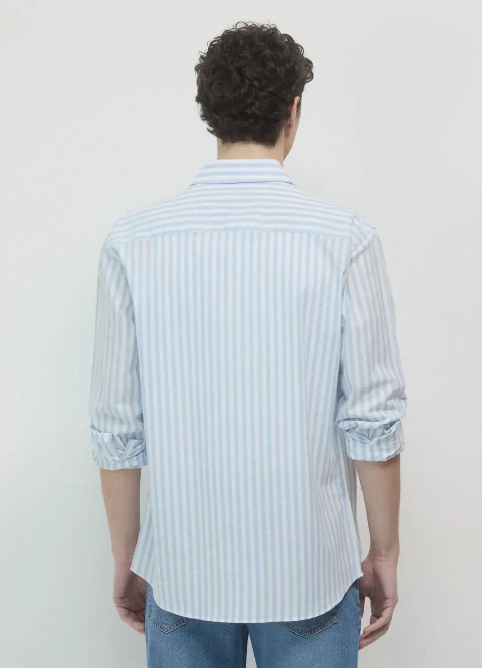 Calliope camicia chemise rayures homme regular