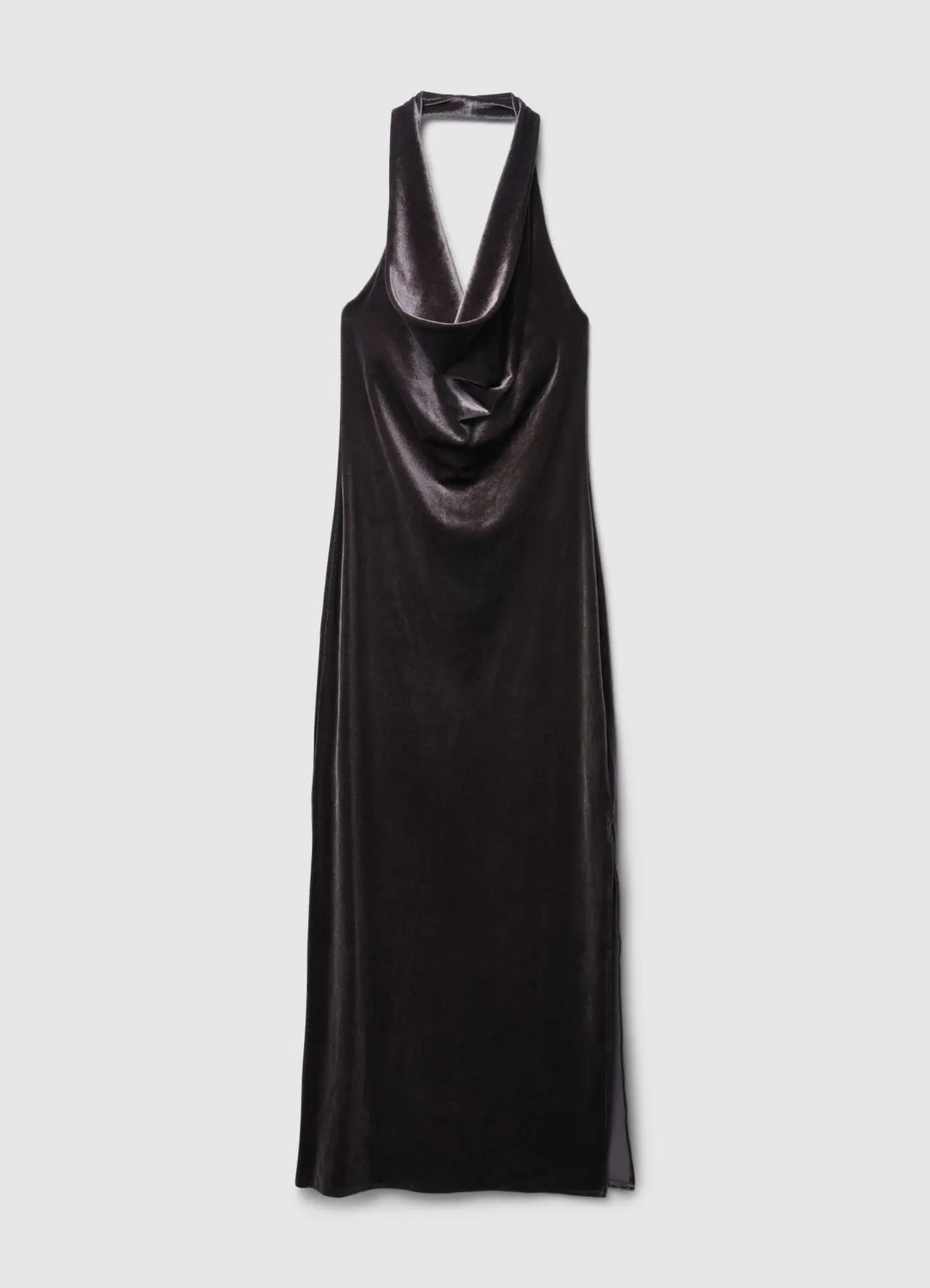 Calliope robe longue col drapé femme soirée