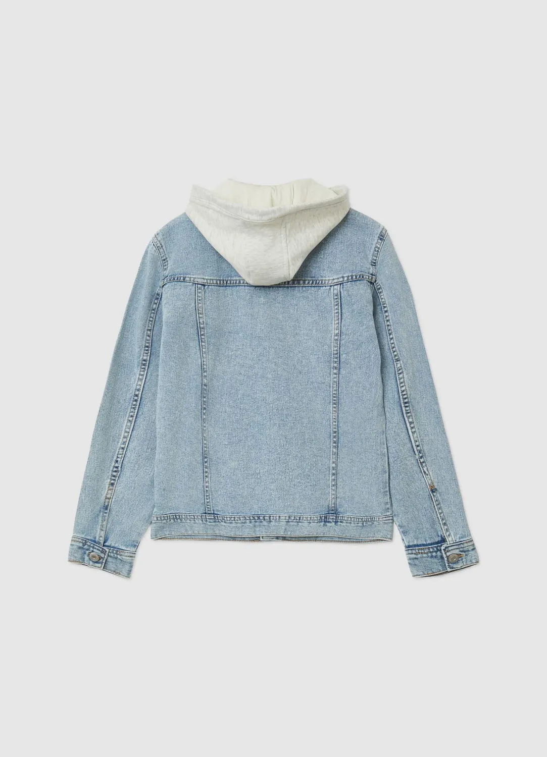 Calliope veste enfant à capuche à boutons unie