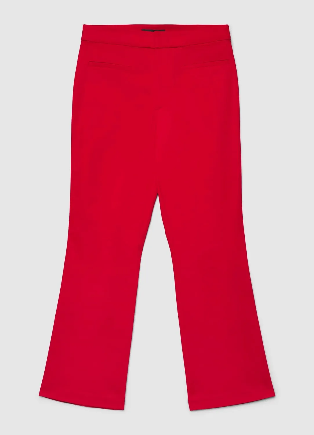 Calliope pantalon cropped flare uni femme coton