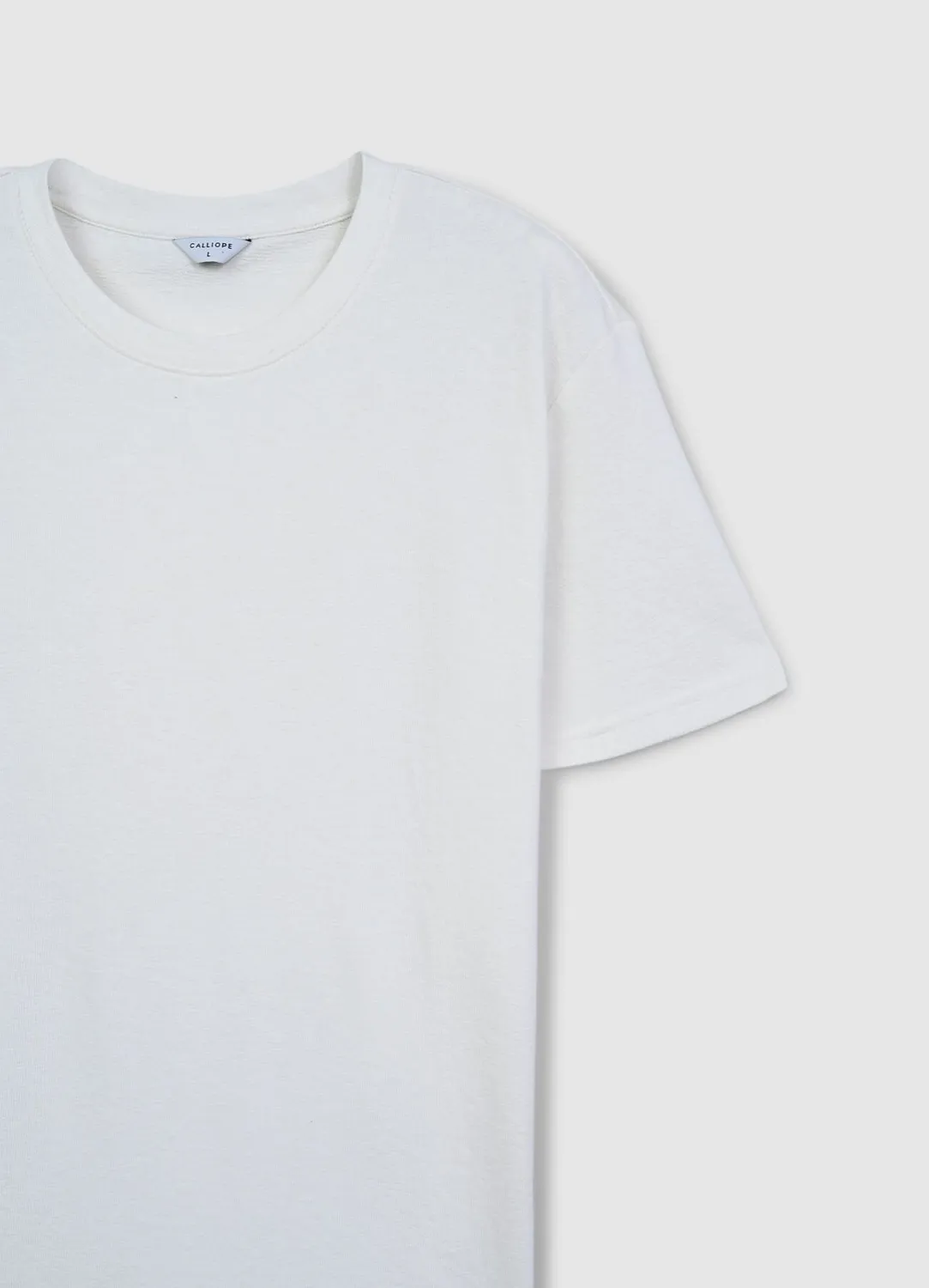 Calliope t-shirt col rond homme coton L uni