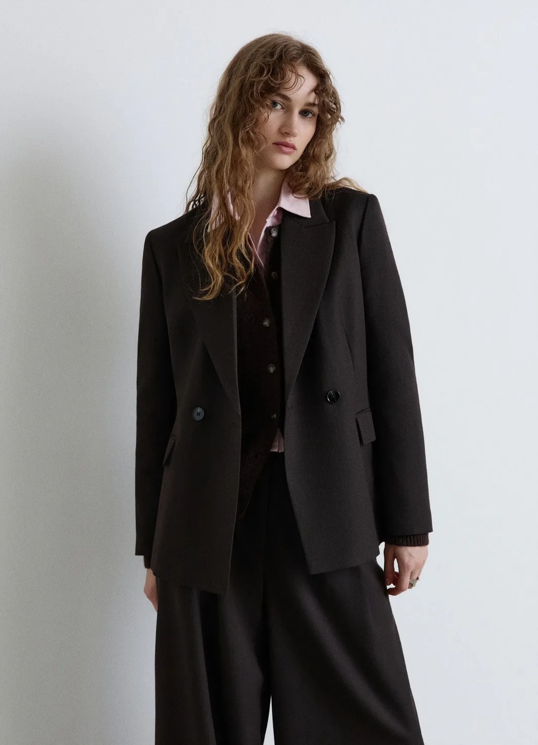 Calliope doppiopetto veste blazer double boutonnage
