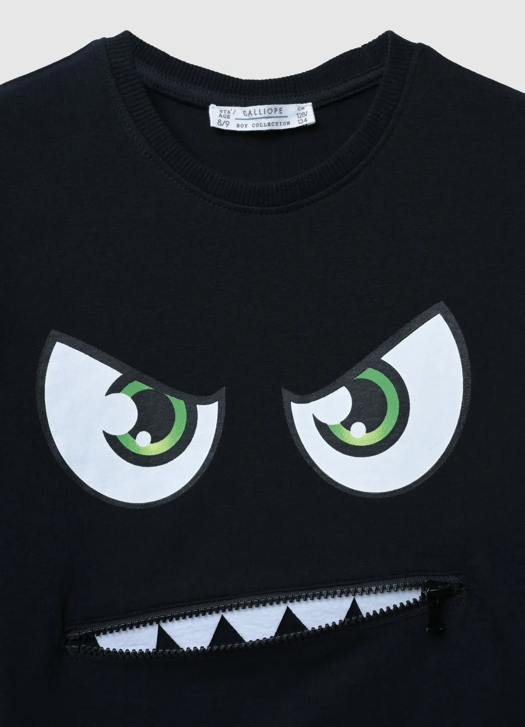 Calliope t-shirt monstre garçon manches longues