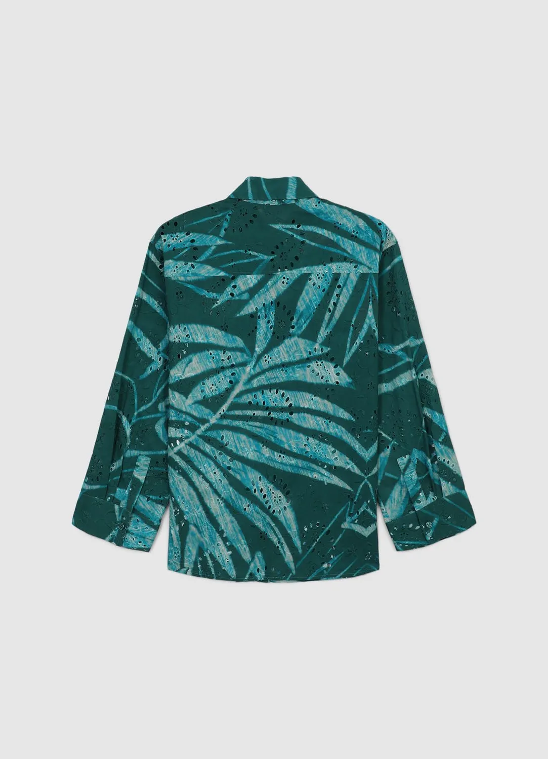 Calliope chemise oversize brodée femme motif