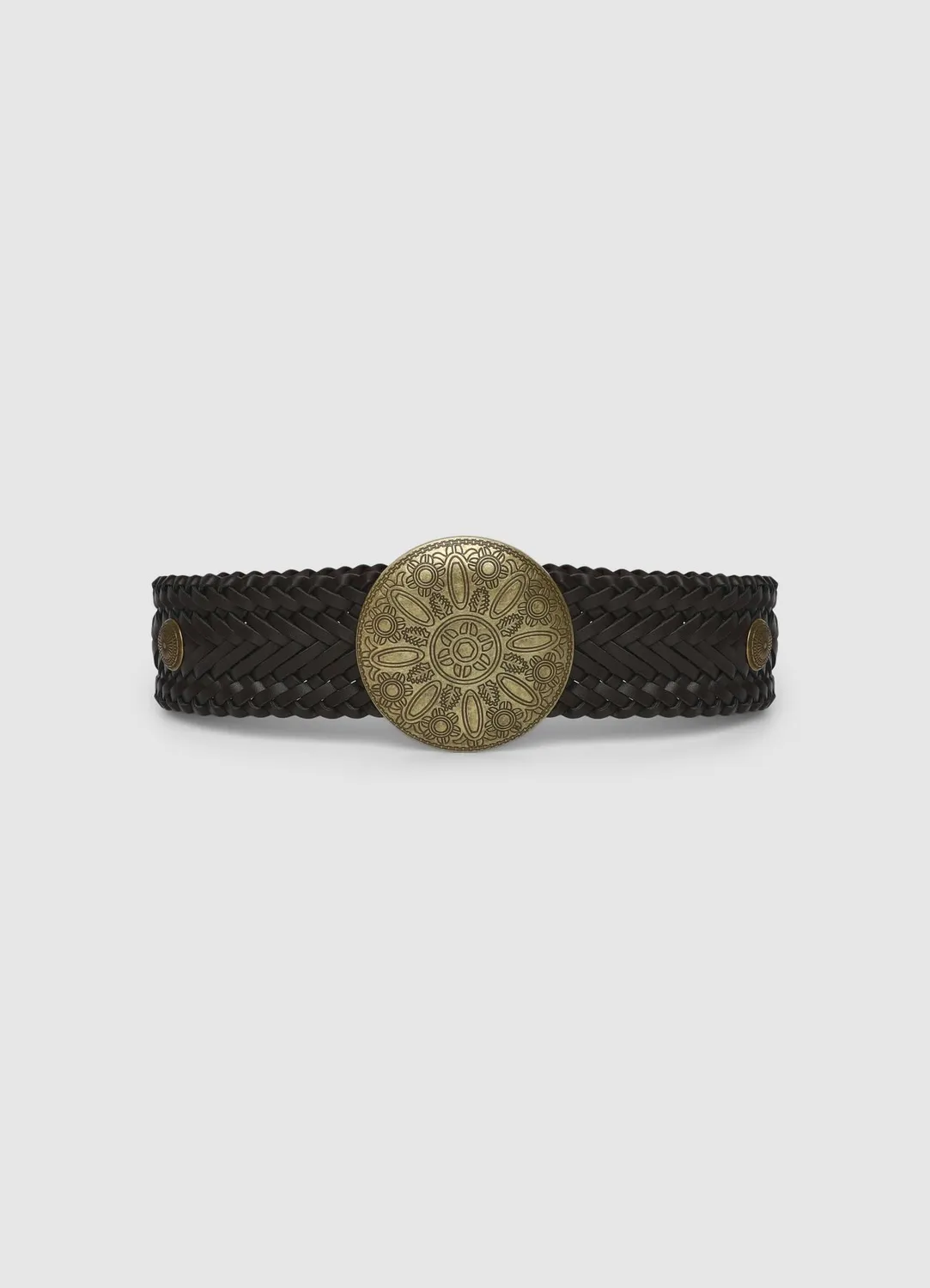 Calliope ceinture tressée femme boucle ronde boho