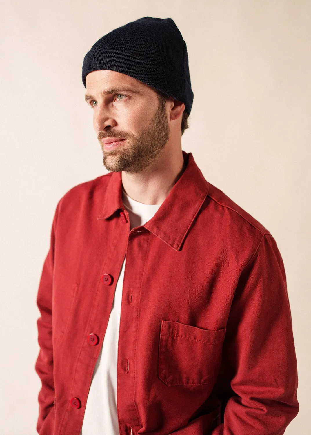 Saint James bonnet de quart navy laine