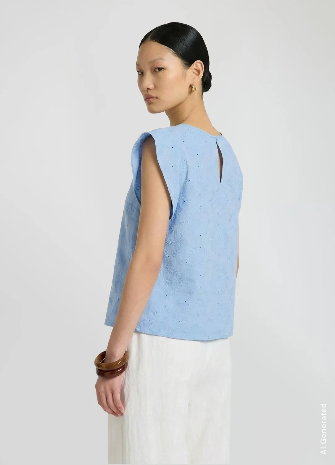 Calliope Blouse sangallo blouse broderie volants