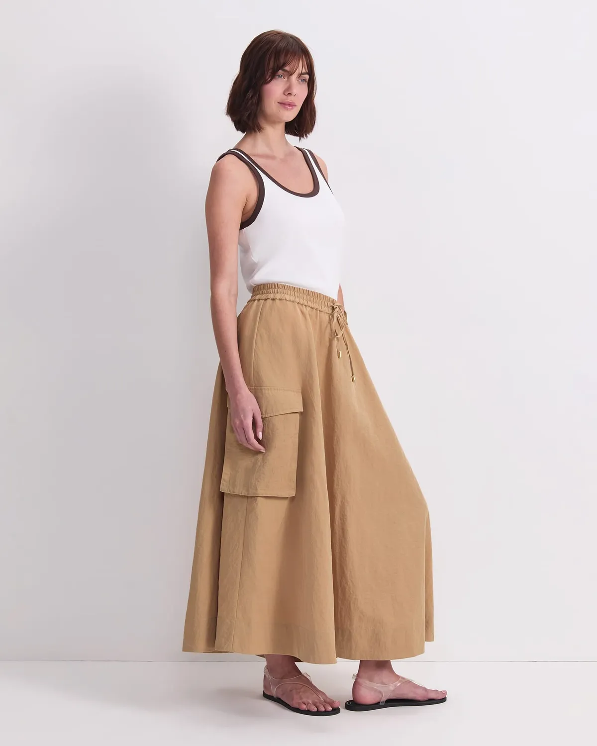 Sportscraft Tia Pocket Maxi jupe longue taille 6 à poches