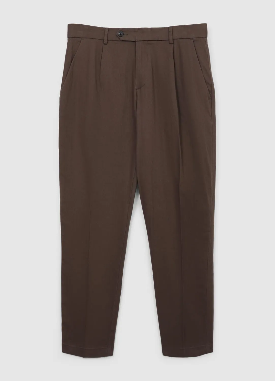 Calliope pantalon relaxed homme uni coton