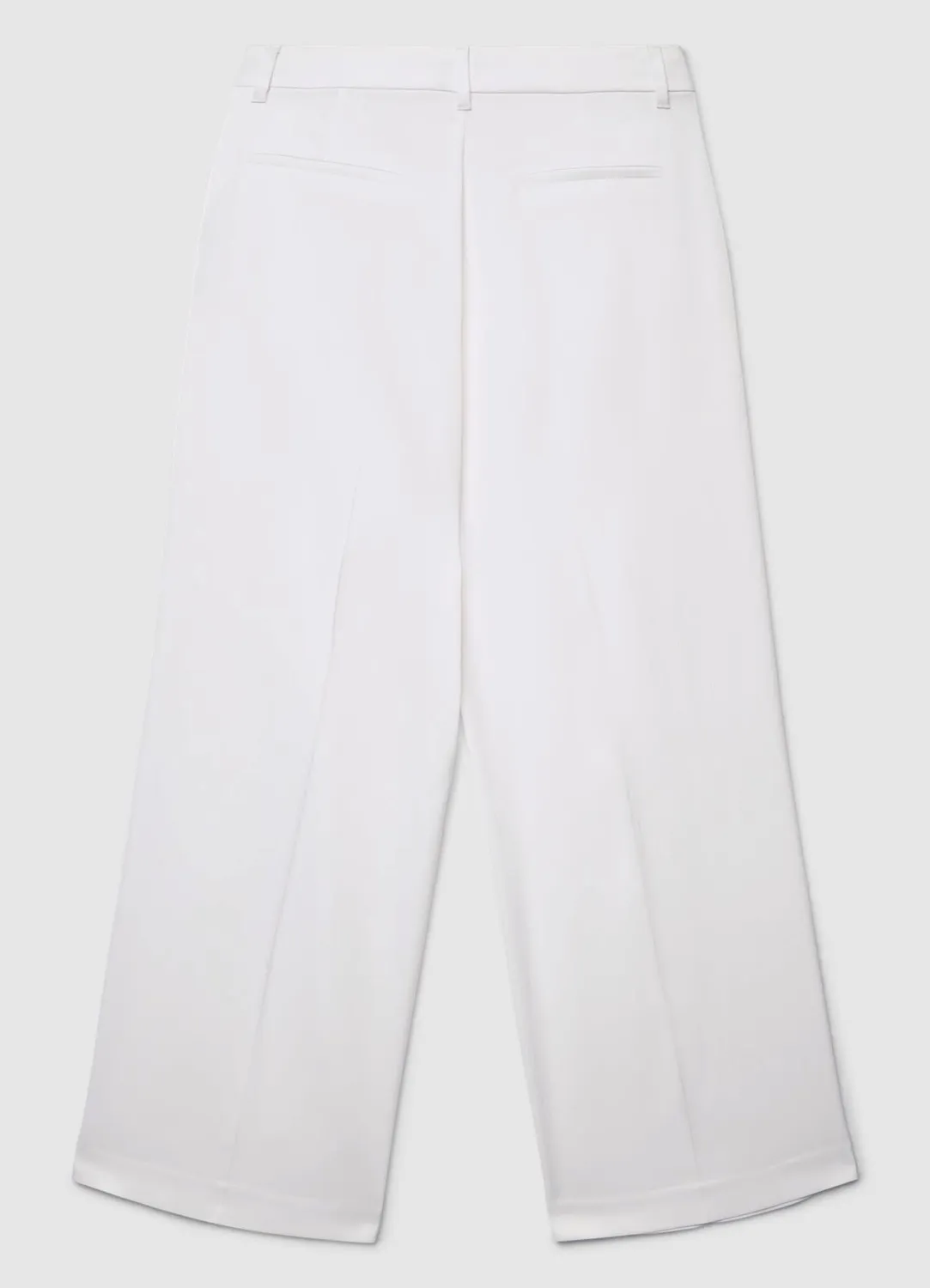 Calliope pantalon long femme simili satin taille haute