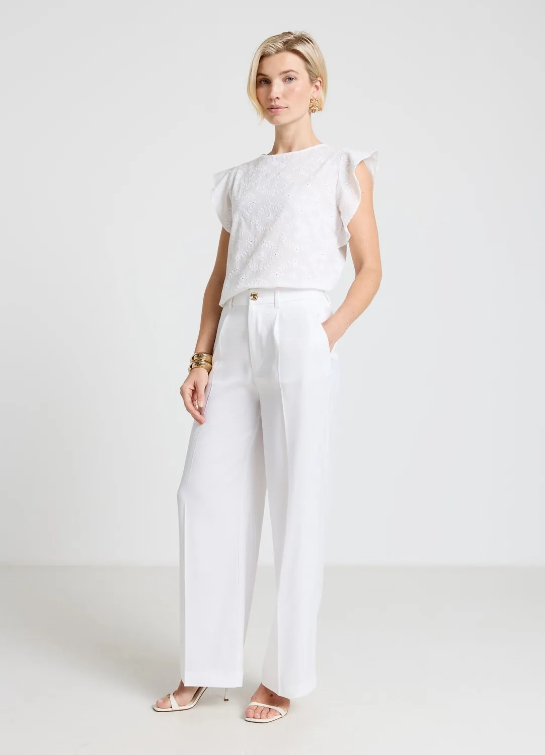 Calliope blouse broderie anglaise volants