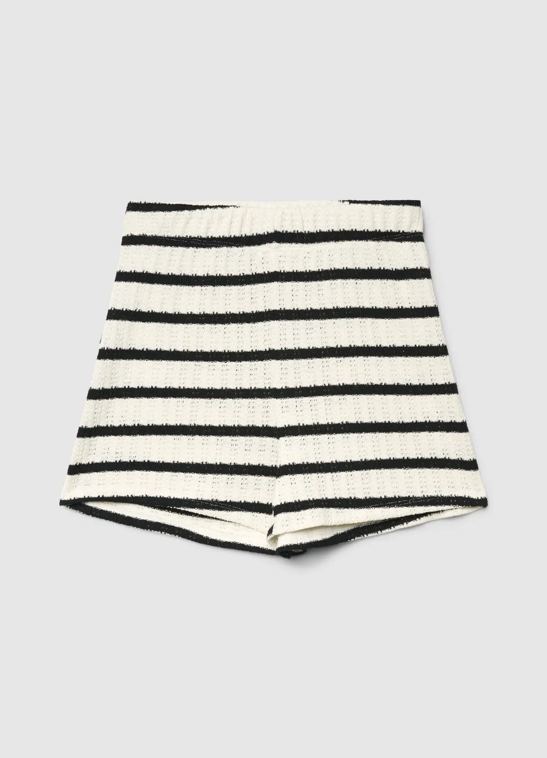 Calliope short rayé femme maille taille élastique
