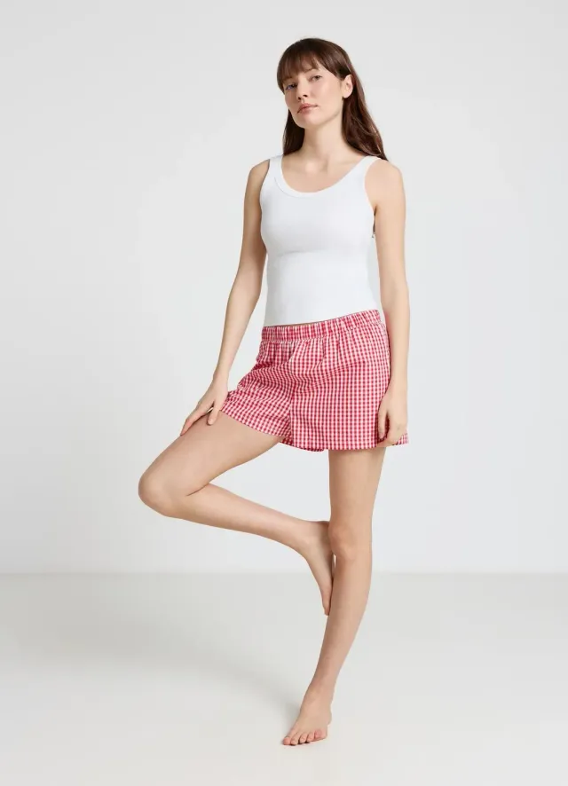 Calliope pyjama femme 2 pièces débardeur + short vichy