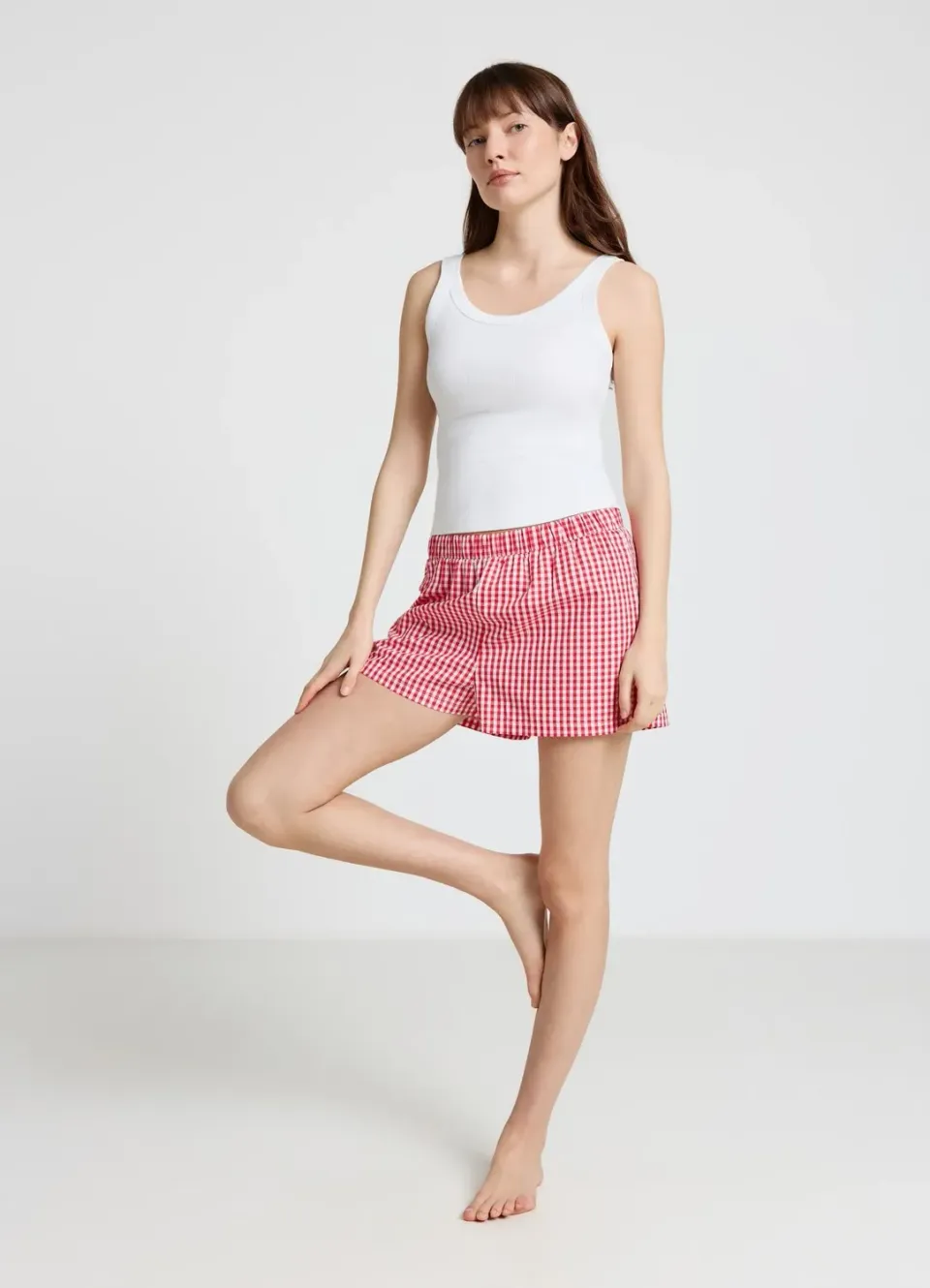 Calliope pyjama femme 2 pièces débardeur + short vichy