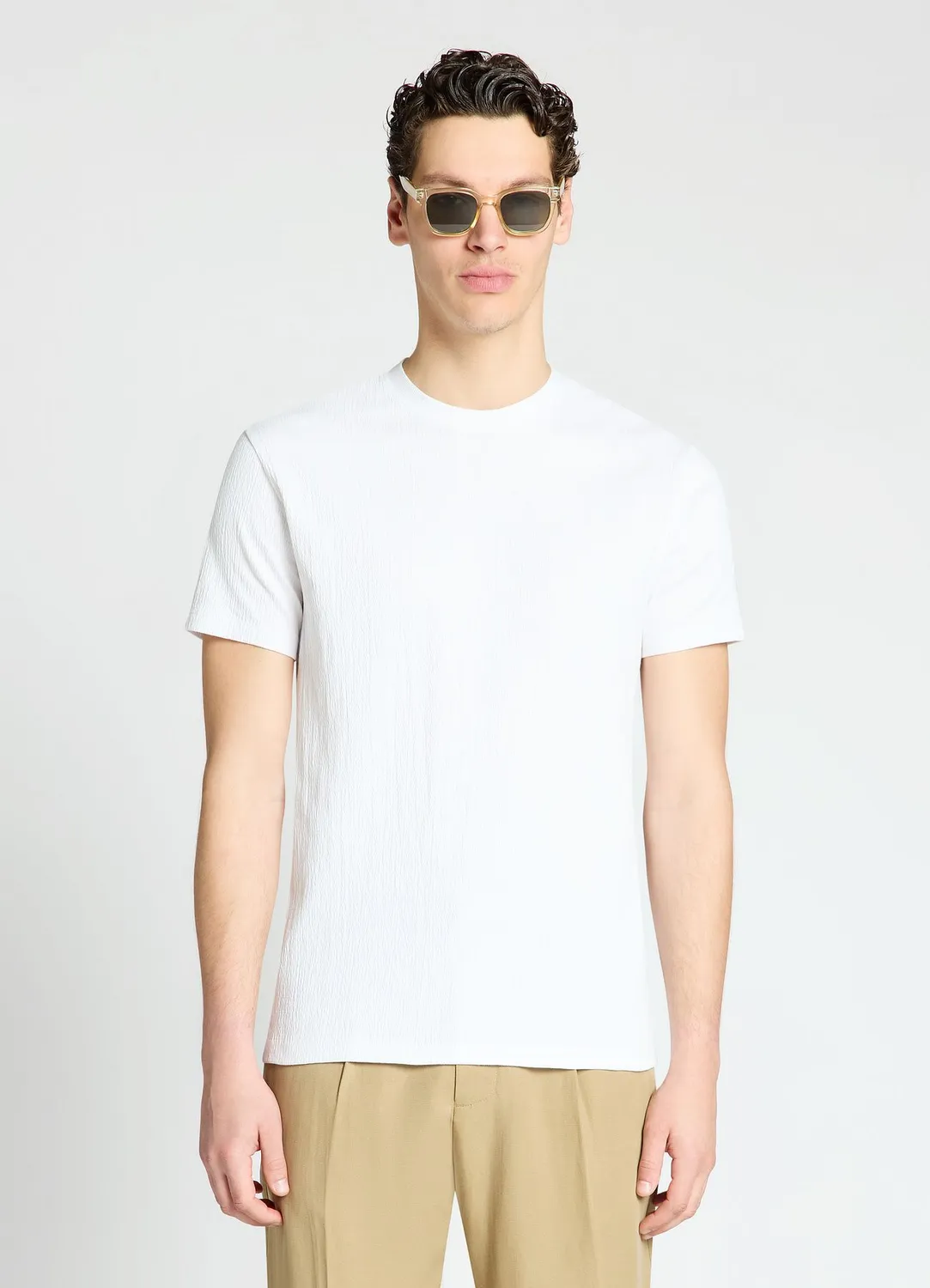 Calliope t-shirt uni homme col rond