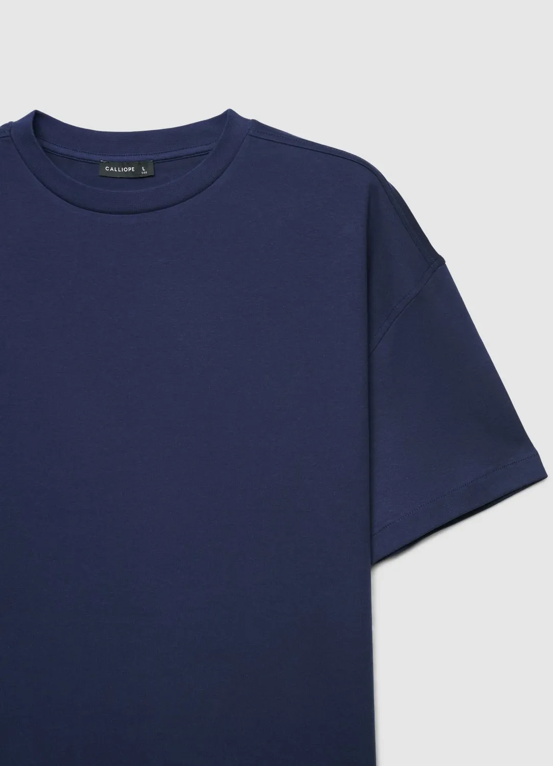 Calliope t-shirt homme ample col rond uni