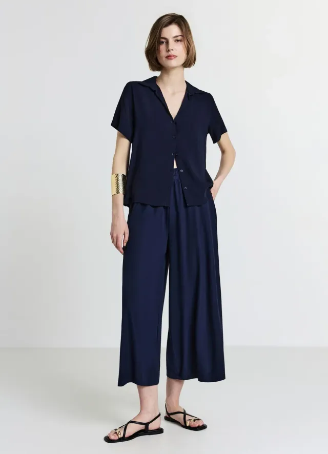 Calliope pantalon jogging crop femme uni