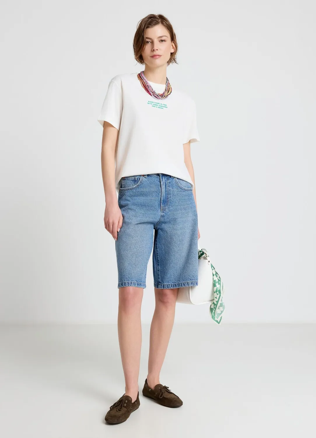 Calliope t-shirt cocktail femme col rond manches courtes