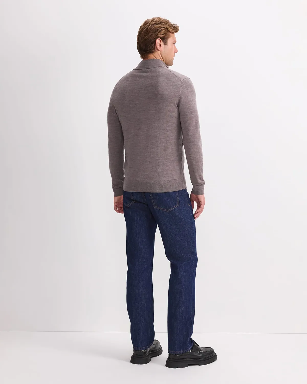 SportsCraft Merino Quarter Zip 208127 pull homme laine