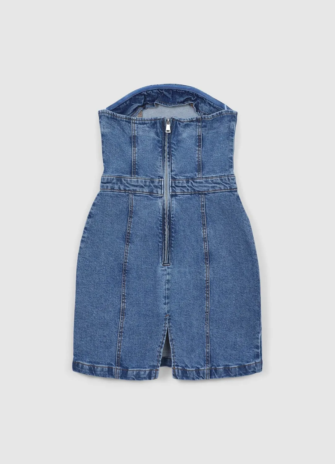 Calliope denim robe courte femme sans manches