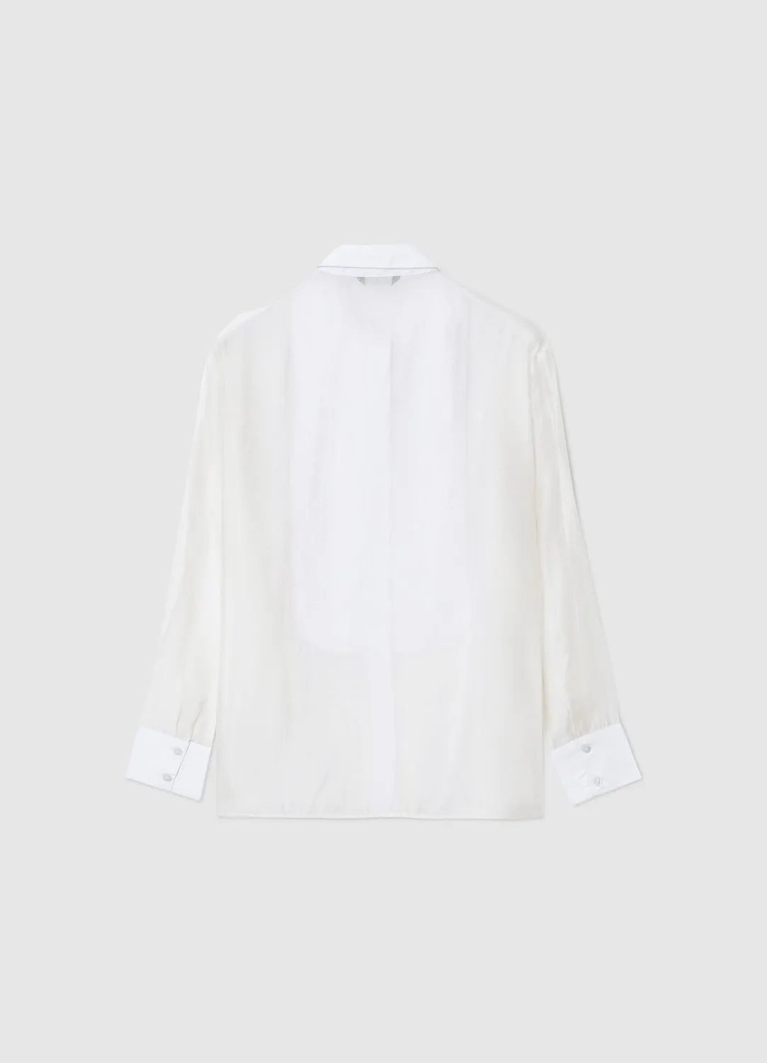 Calliope chemise plastron femme transparente